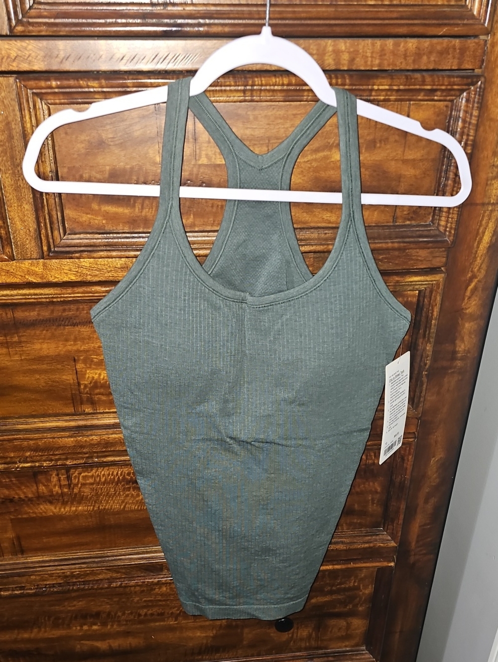 Lululemon Ebb To Street Tank!! Nwts Sz 10! Dark Forest, Hip Length!!